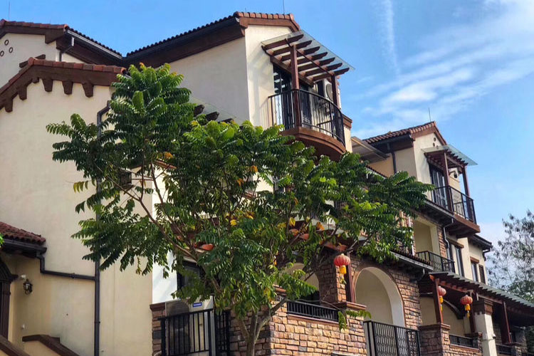 养生谷半山7房14床欧式温泉别墅第1张