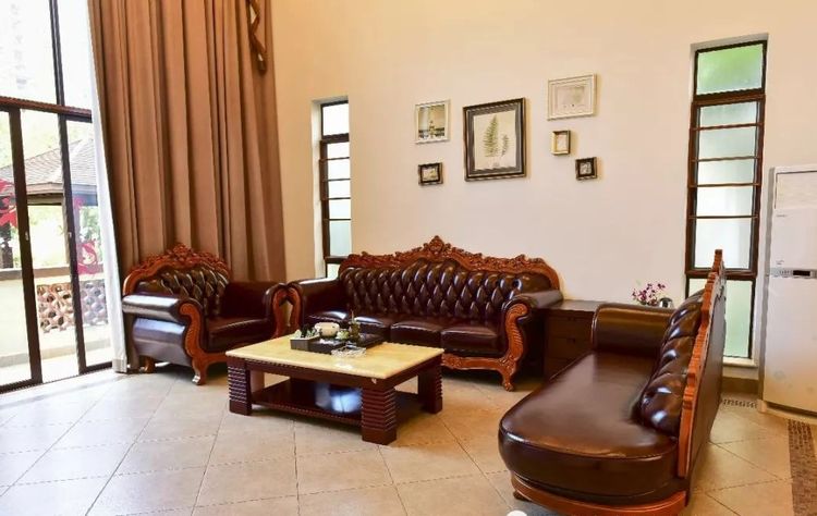 养生谷欧式伴溪8房15床温泉别墅第6张