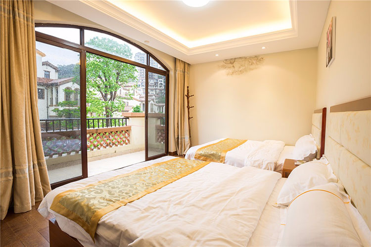 养生谷独栋欧式8房16床温泉别墅第16张