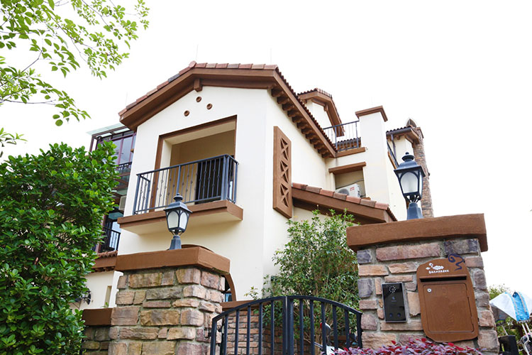 养生谷欧式豪华4房7床联排别墅第1张