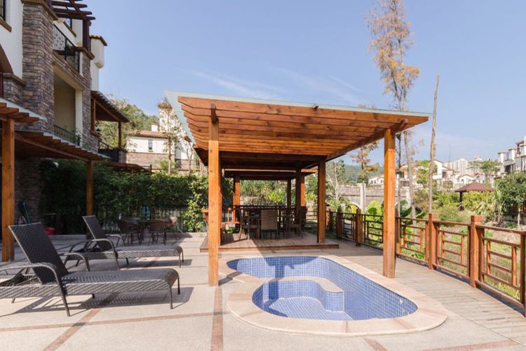 养生谷5房10床伴溪豪华温泉度假别墅第2张