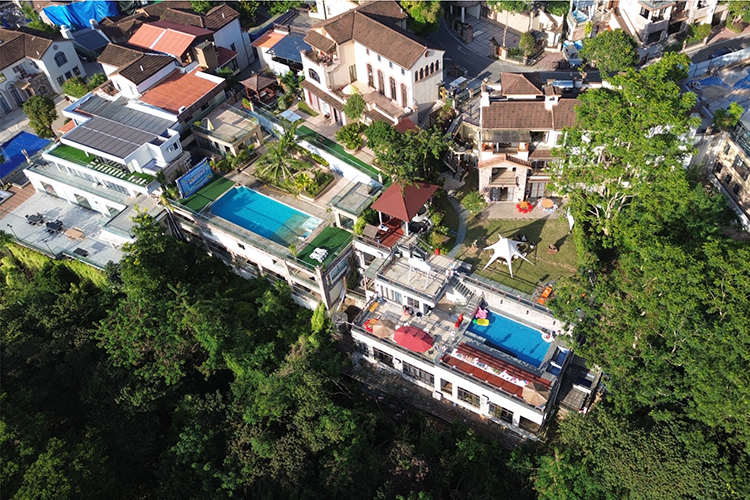 南昆山团建轰趴半山13房22床滑梯恒温泳池双温泉美宿第1张